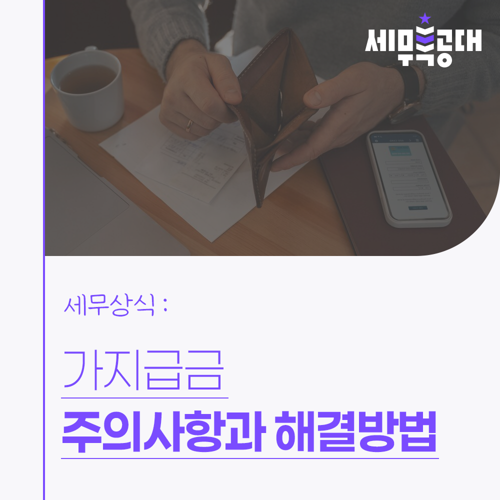 가지급금 지급시 주의사항과 이슈 해결 방법